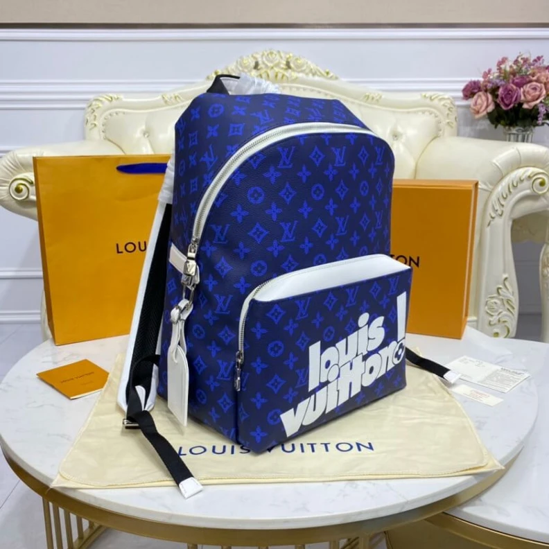 Mythick.ru Inside iP Louis Vuitton Discovery Backpack Blue