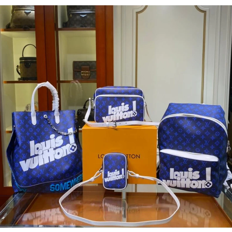 Mythick.ru Inside iP Louis Vuitton Discovery Backpack Blue