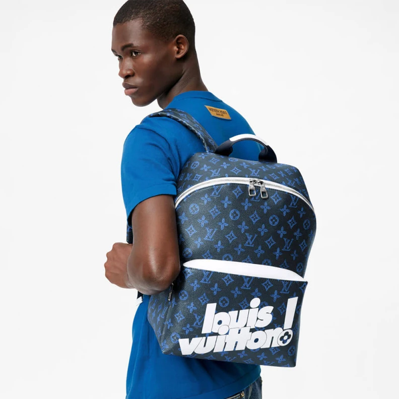 Mythick.ru Inside iP Louis Vuitton Discovery Backpack Blue
