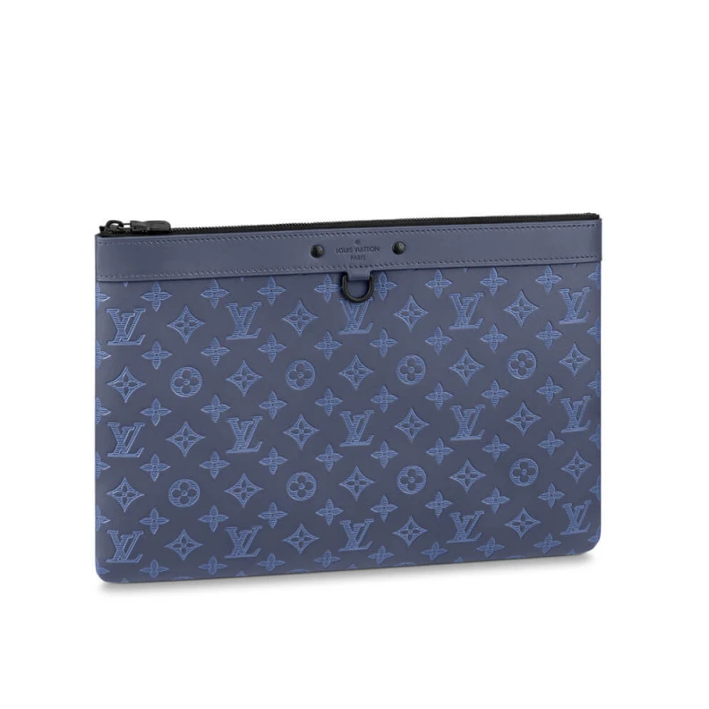Fashioned Louis Vuitton Discovery Pochette GM Blue