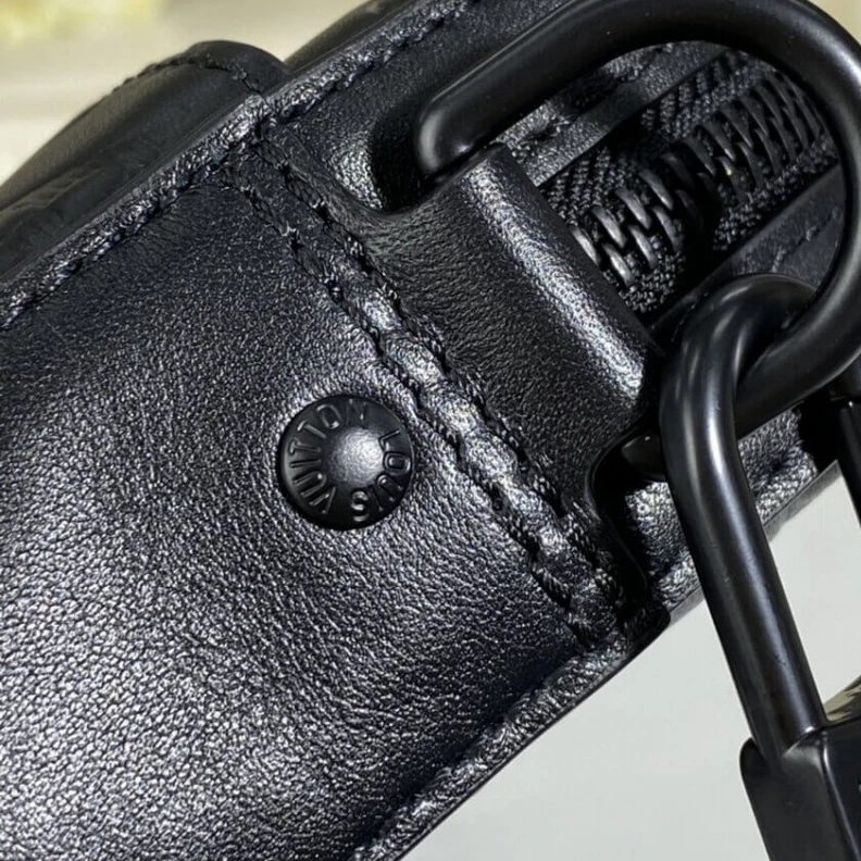 Replica bags lv 26 x 18.5 Louis Vuitton Duo Messenger Black