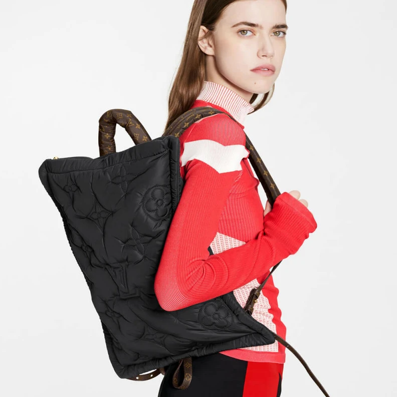 Replica bags lv Econyl wi Louis Vuitton Econyl Backpack Black