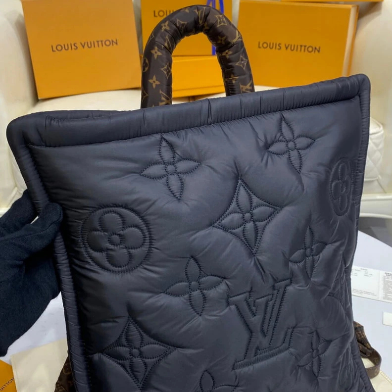 Replica bags lv Econyl wi Louis Vuitton Econyl Backpack Black