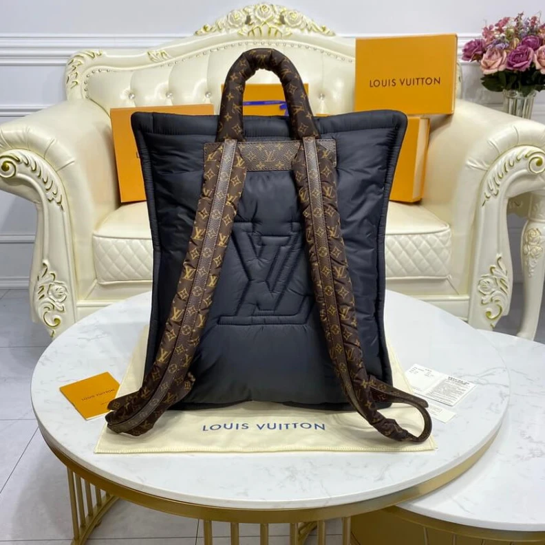 Replica bags lv Econyl wi Louis Vuitton Econyl Backpack Black