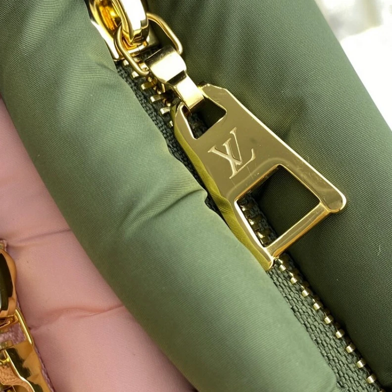 Replica bags lv Louis Vuitton Econyl Maxi Multi Pochette Accessoires Khaki Beige