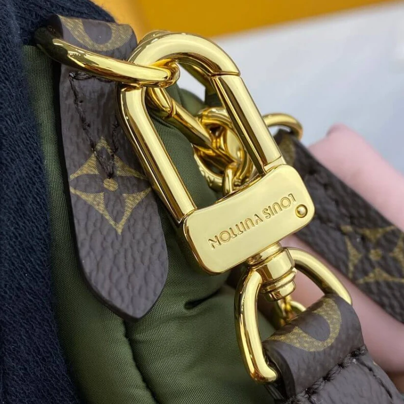 Replica bags lv Louis Vuitton Econyl Maxi Multi Pochette Accessoires Khaki Beige