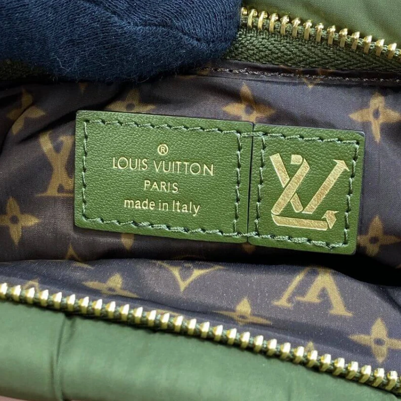 Replica bags lv Louis Vuitton Econyl Maxi Multi Pochette Accessoires Khaki Beige