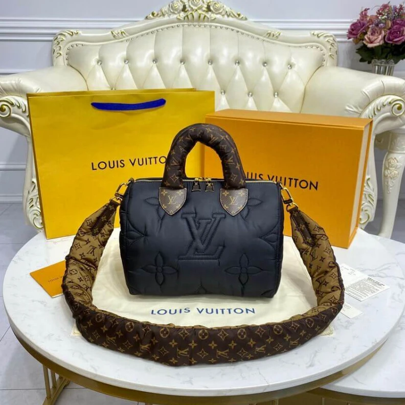 Mythick ru Louis Vuitton Econyl Speedy Bandouliere 25 Black