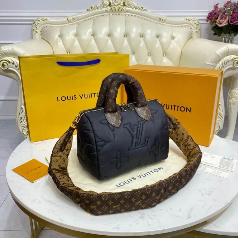 Mythick ru Louis Vuitton Econyl Speedy Bandouliere 25 Black
