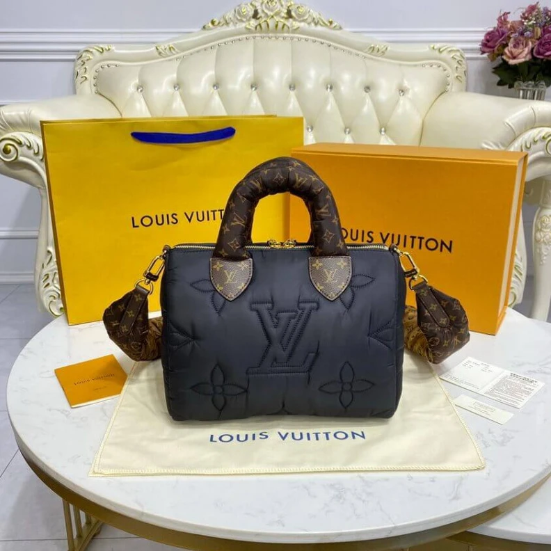Mythick ru Louis Vuitton Econyl Speedy Bandouliere 25 Black
