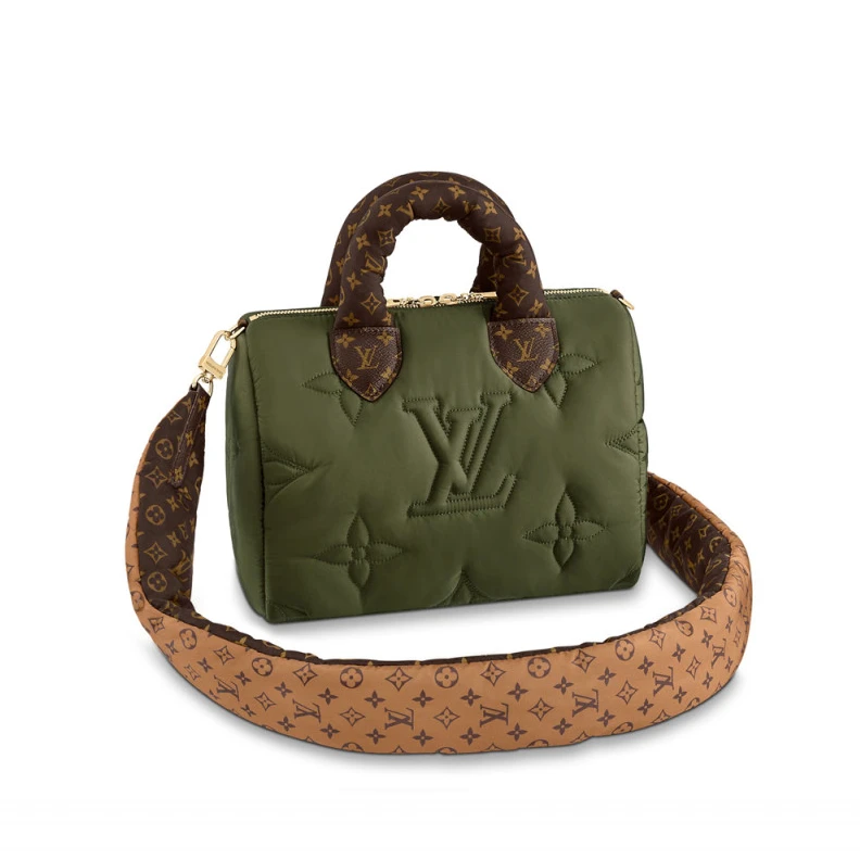 Louis Vuitton Econyl Speedy Bandouliere 25 Khaki