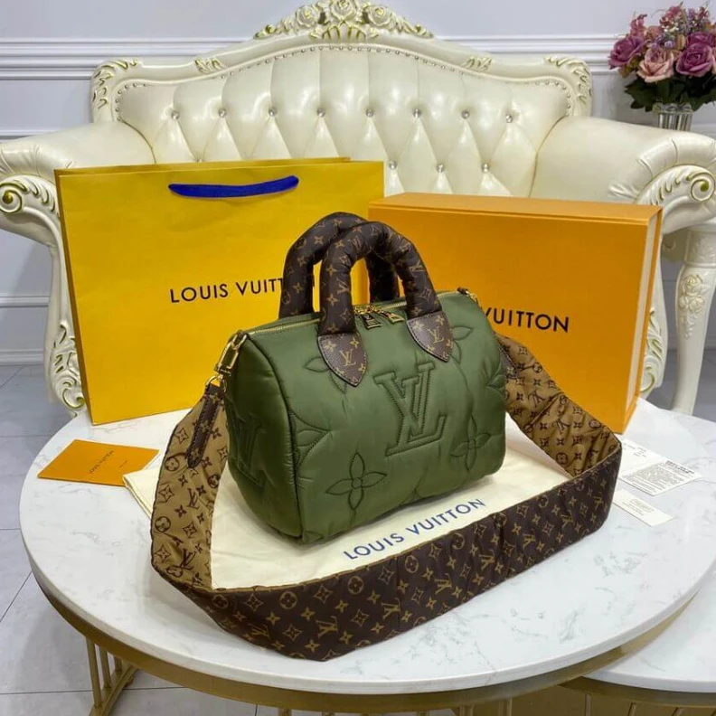 Lv belts replica Louis Vuitton Econyl Speedy Bandouliere 25 Khaki