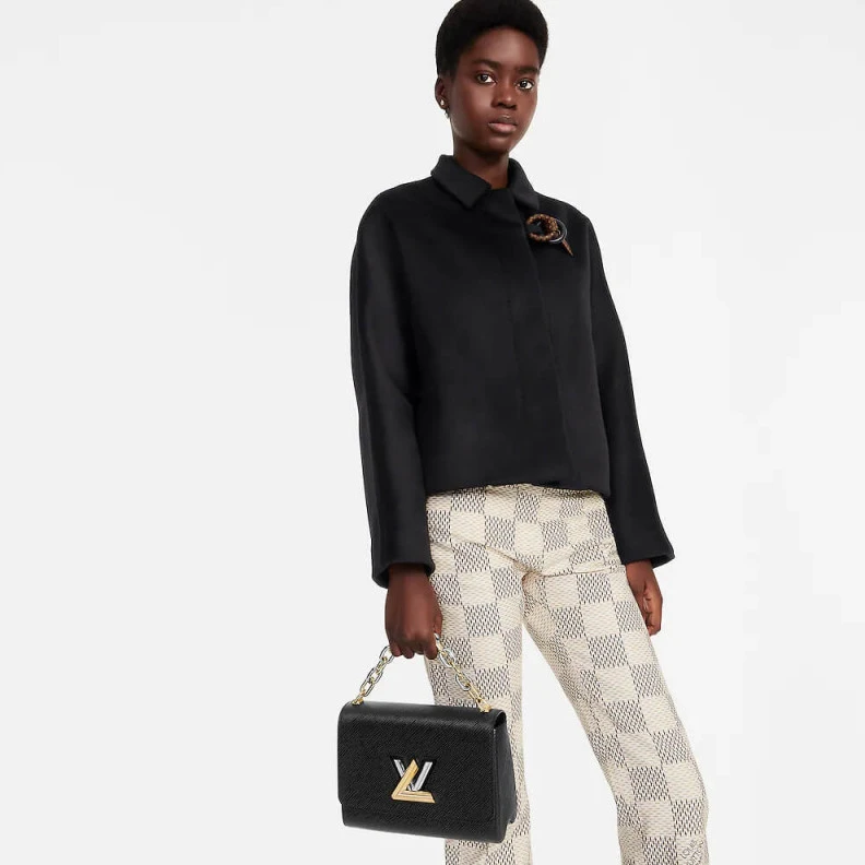 Replica bag 23 x 17 x Louis Vuitton Epi Grained Leather Twist MM