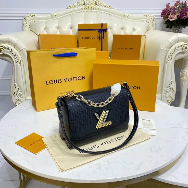 Replica bag 23 x 17 x Louis Vuitton Epi Grained Leather Twist MM