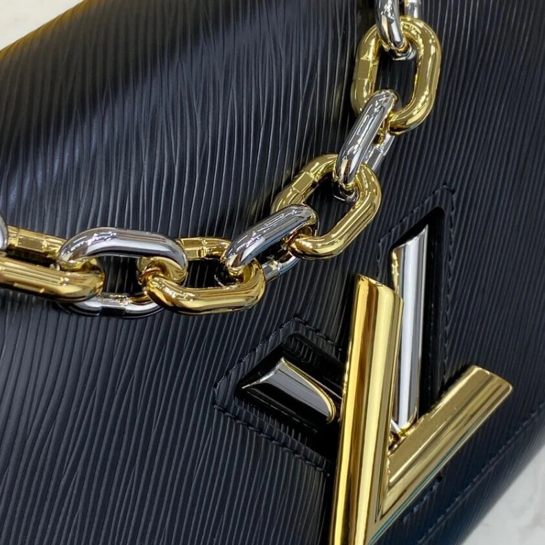 Replica bag 23 x 17 x Louis Vuitton Epi Grained Leather Twist MM