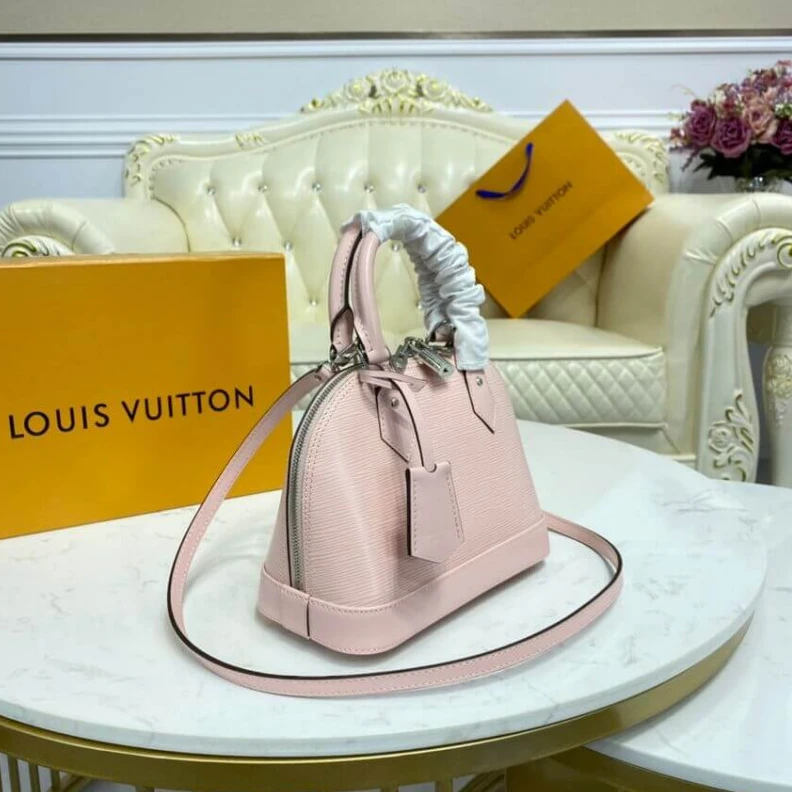 Louis vuitton locations Silvercol Louis Vuitton Epi Leather Alma BB Pink