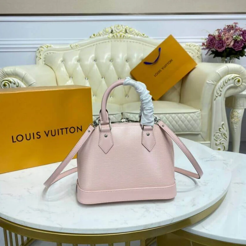 Louis vuitton locations Silvercol Louis Vuitton Epi Leather Alma BB Pink