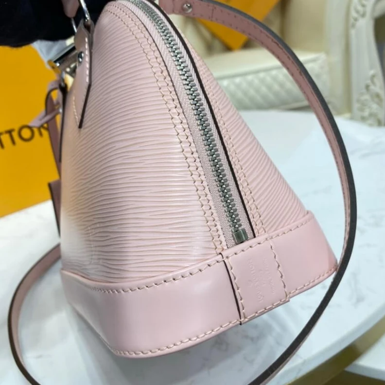 Louis vuitton locations Silvercol Louis Vuitton Epi Leather Alma BB Pink