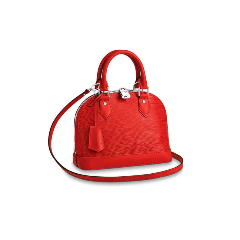 Double zi LV Epi Leather Alma BB Red