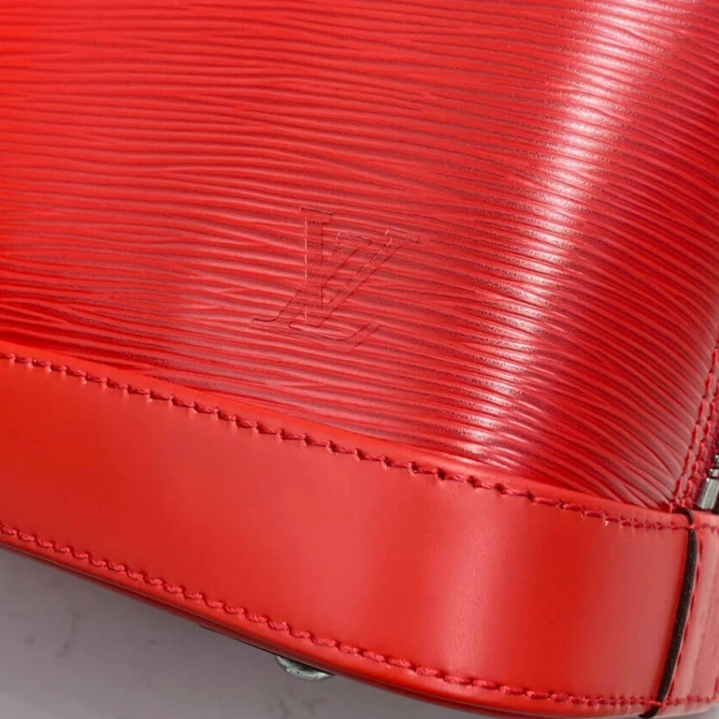Replica bags Double zi LV Epi Leather Alma BB Red
