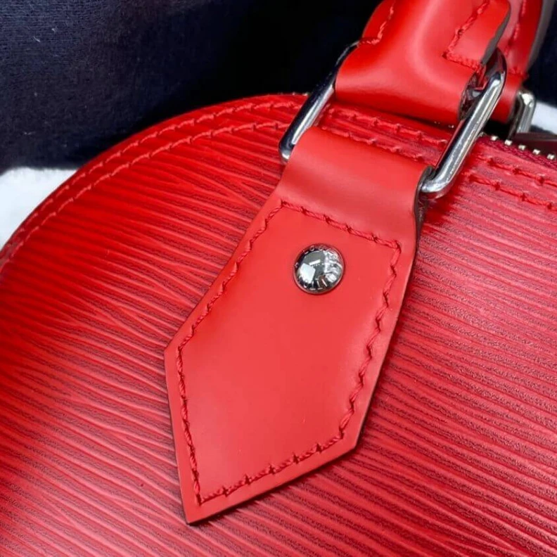Replica bags Double zi LV Epi Leather Alma BB Red