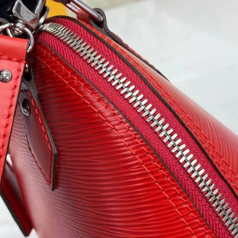 Replica bags Double zi LV Epi Leather Alma BB Red