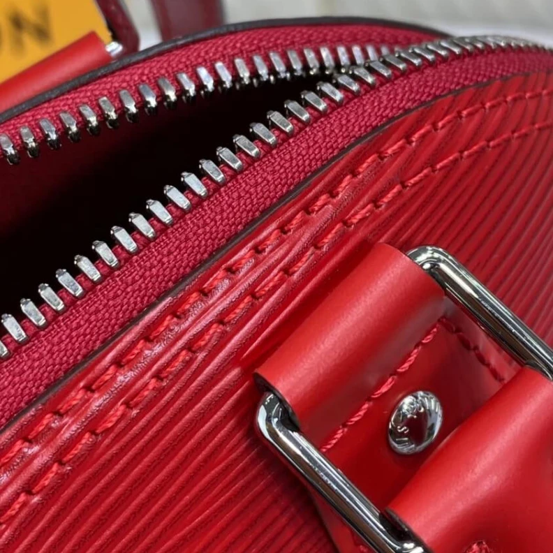 Replica bags Double zi LV Epi Leather Alma BB Red