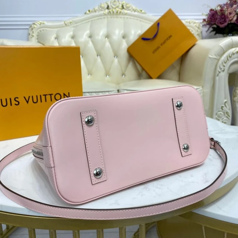 Louis vuitton locations Silvercol LV Epi Leather Alma PM Pink