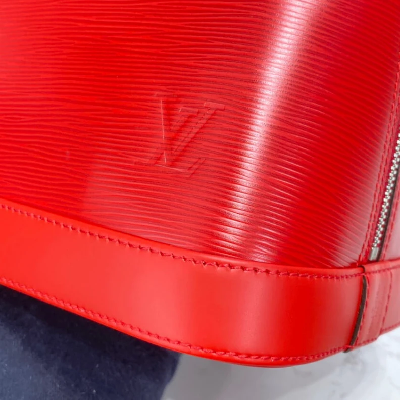 Lv belts replica 4 protect LV Epi Leather Alma PM Red