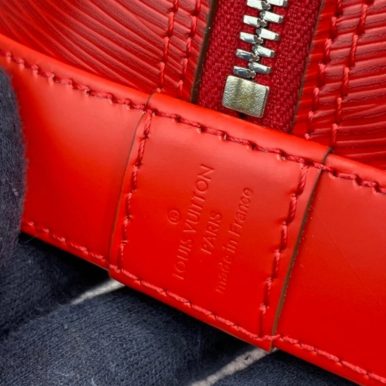 Lv belts replica 4 protect LV Epi Leather Alma PM Red
