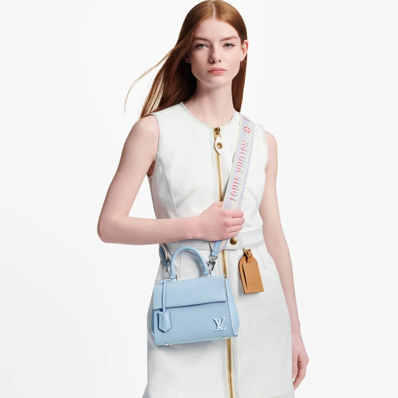 Louis vuitton locations Strap:Rem Louis Vuitton Epi Leather Cluny Mini Cloud Blue