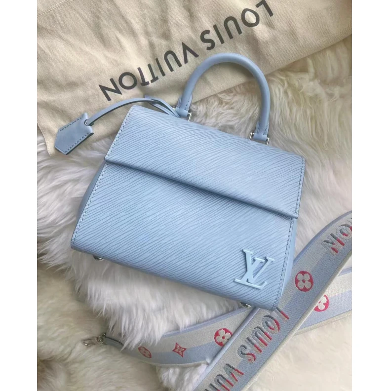 Louis vuitton locations Strap:Rem Louis Vuitton Epi Leather Cluny Mini Cloud Blue