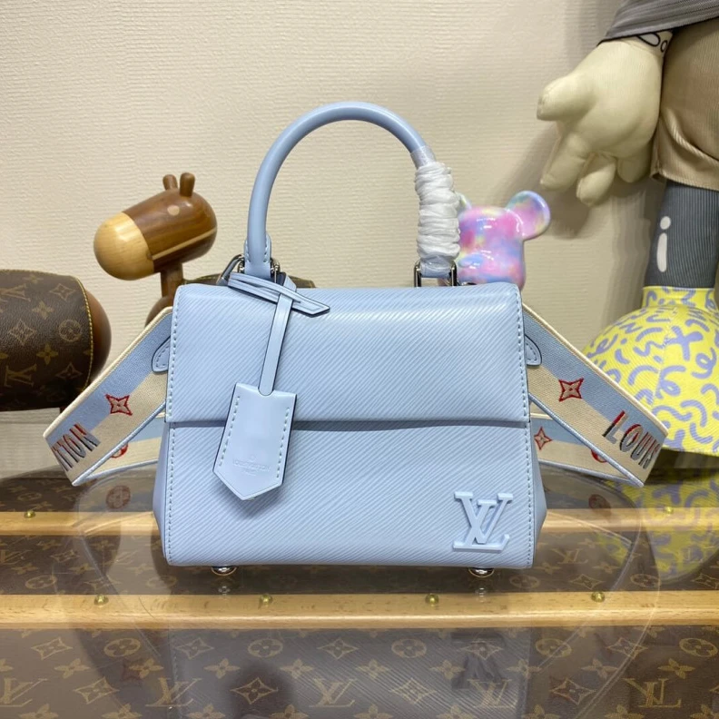 Louis vuitton locations Strap:Rem Louis Vuitton Epi Leather Cluny Mini Cloud Blue