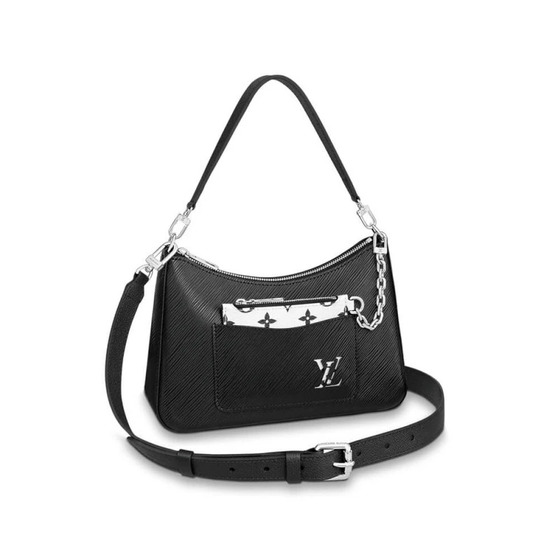 Strap Dro Louis Vuitton Epi Leather Marelle Black