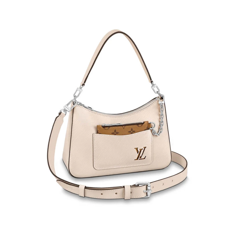 Front fla Louis Vuitton Epi Leather Marelle Quartz
