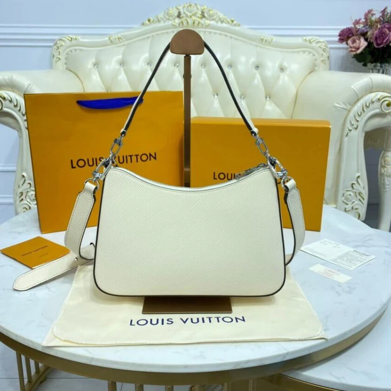 Lv belts replica Front fla Louis Vuitton Epi Leather Marelle Quartz