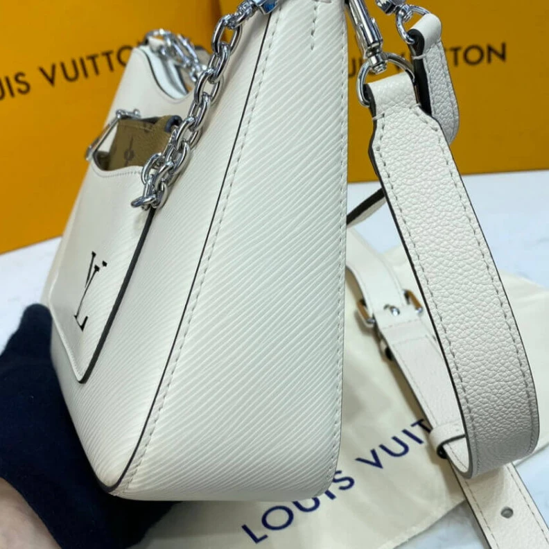 Lv belts replica Front fla Louis Vuitton Epi Leather Marelle Quartz