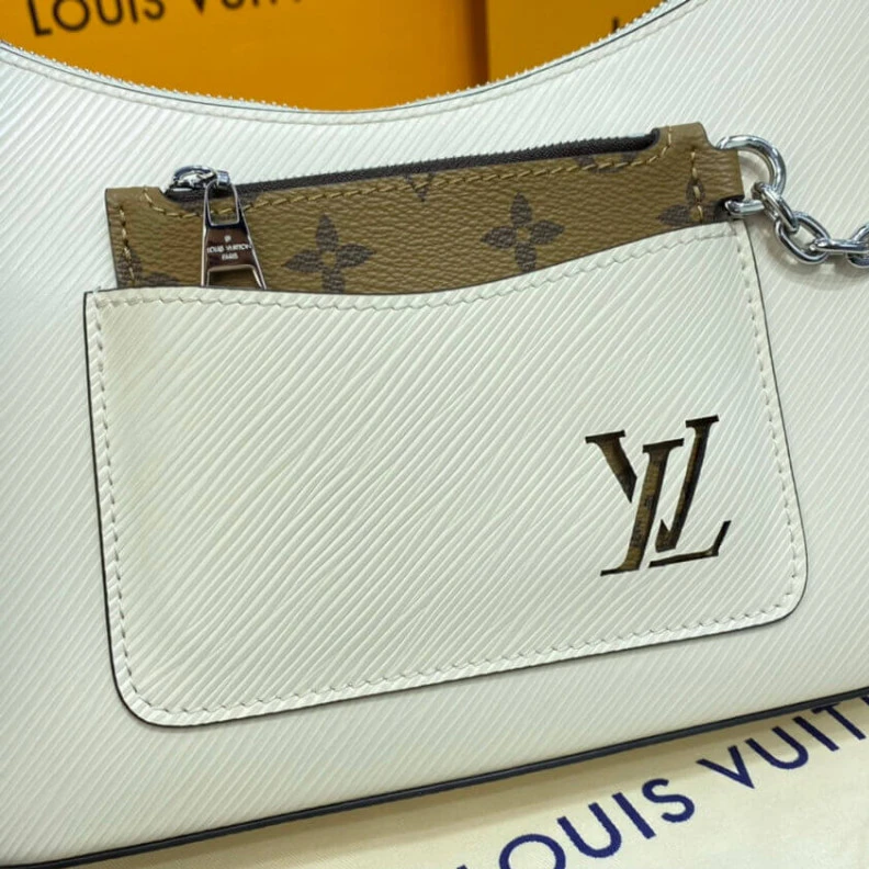 Lv belts replica Front fla Louis Vuitton Epi Leather Marelle Quartz