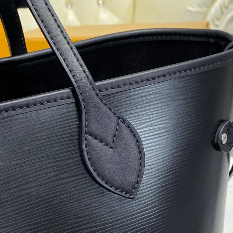 Top lv Removable Louis Vuitton Epi Leather Neverfull MM