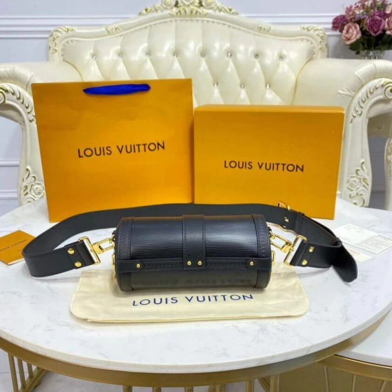 Lv belts replica Strap: Re Louis Vuitton Epi Leather Papillon Trunk Black