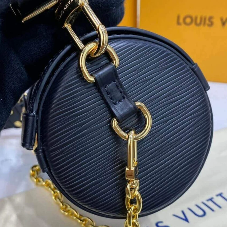 Lv belts replica Strap: Re Louis Vuitton Epi Leather Papillon Trunk Black
