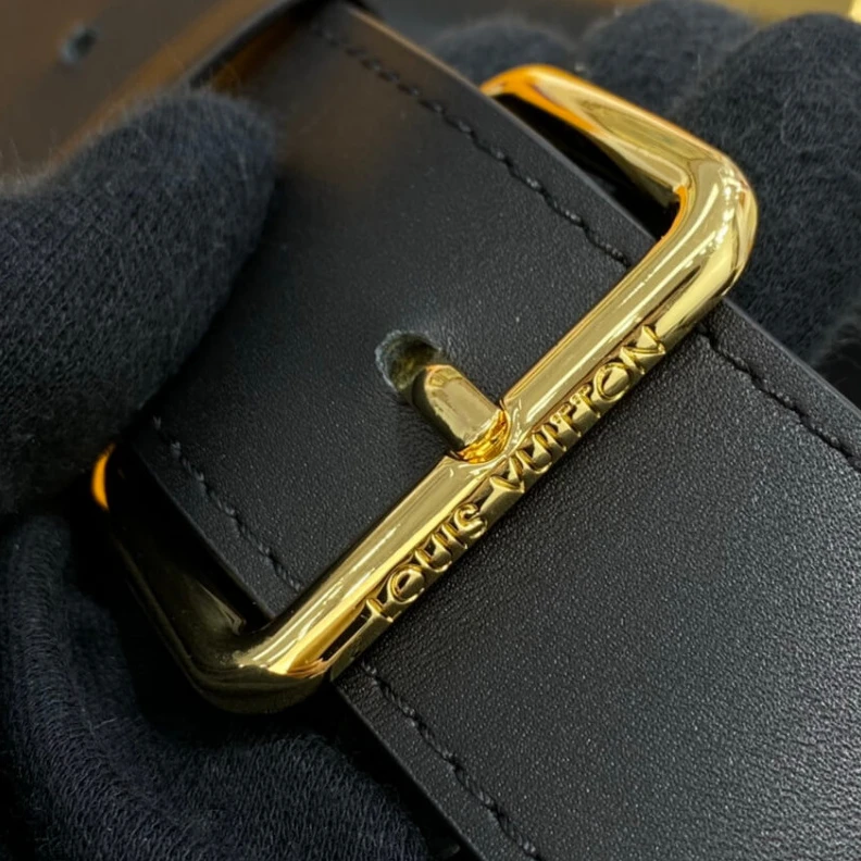 Lv belts replica Strap: Re Louis Vuitton Epi Leather Papillon Trunk Black