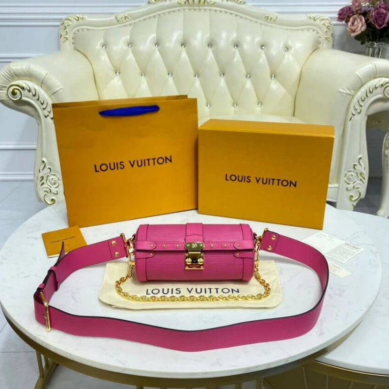 Mythick ru Cowhidele Louis Vuitton Epi Leather Papillon Trunk Rose