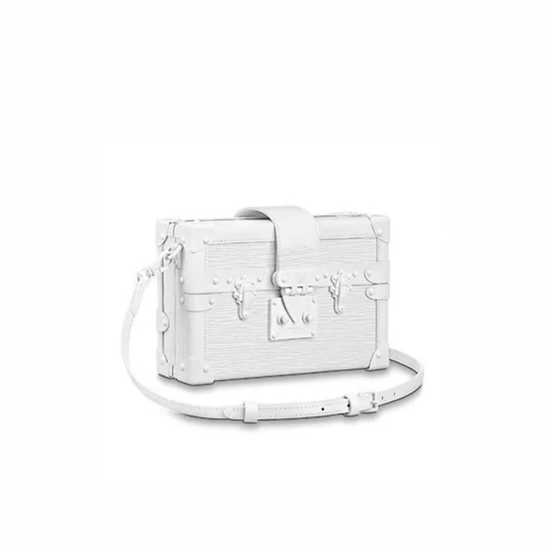Supremely LV Epi Leather Petite Malle White