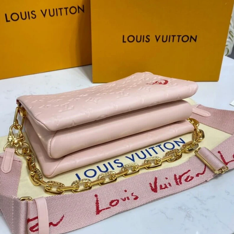 Replica bags lv Fashioned Louis Vuitton Fall In Love Coussin PM Light Pink