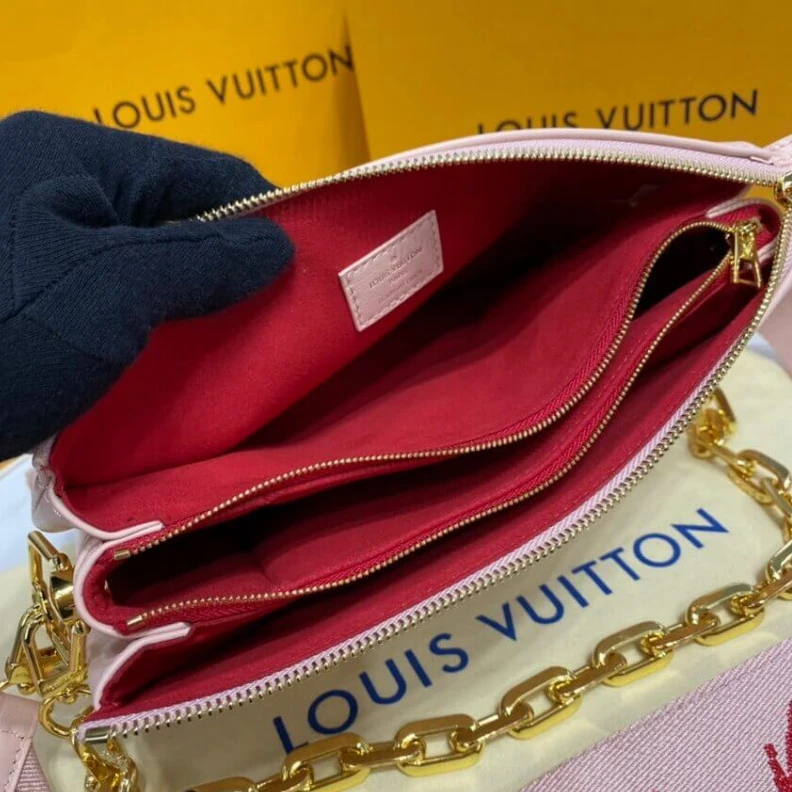 Replica bags lv Fashioned Louis Vuitton Fall In Love Coussin PM Light Pink