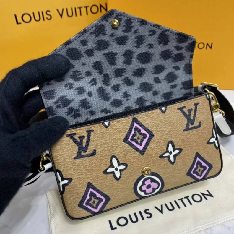 Lv belts replica Strap dro Louis Vuitton Felicie Strap & Go