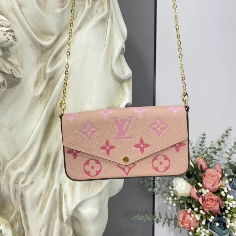 Inside fl Louis Vuitton Félicie Pochette Pink