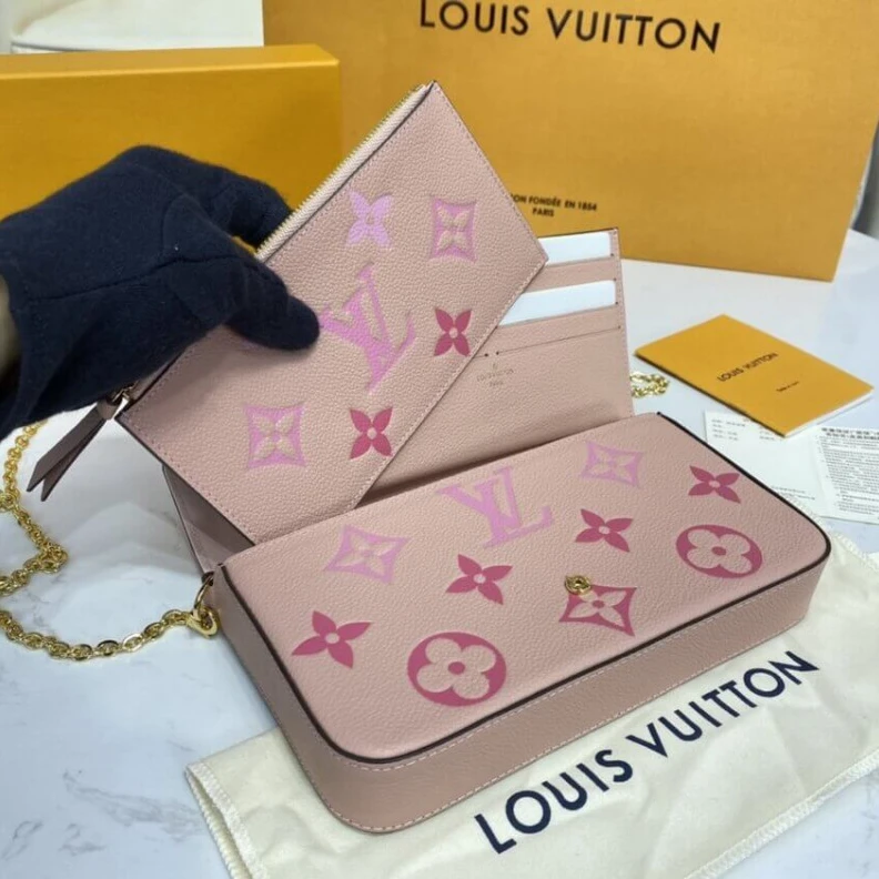 Mythick ru Inside fl Louis Vuitton Félicie Pochette Pink