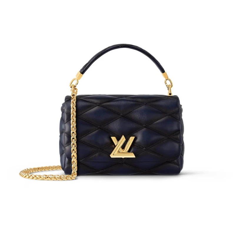 23 x 16 x Louis Vuitton GO-14 MM Bag Navy Blue